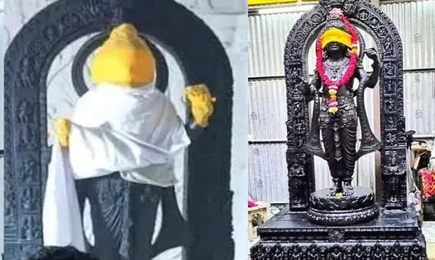 The first picture of Ramlala :अयोध्या गर्भगृह में विराजमान ह