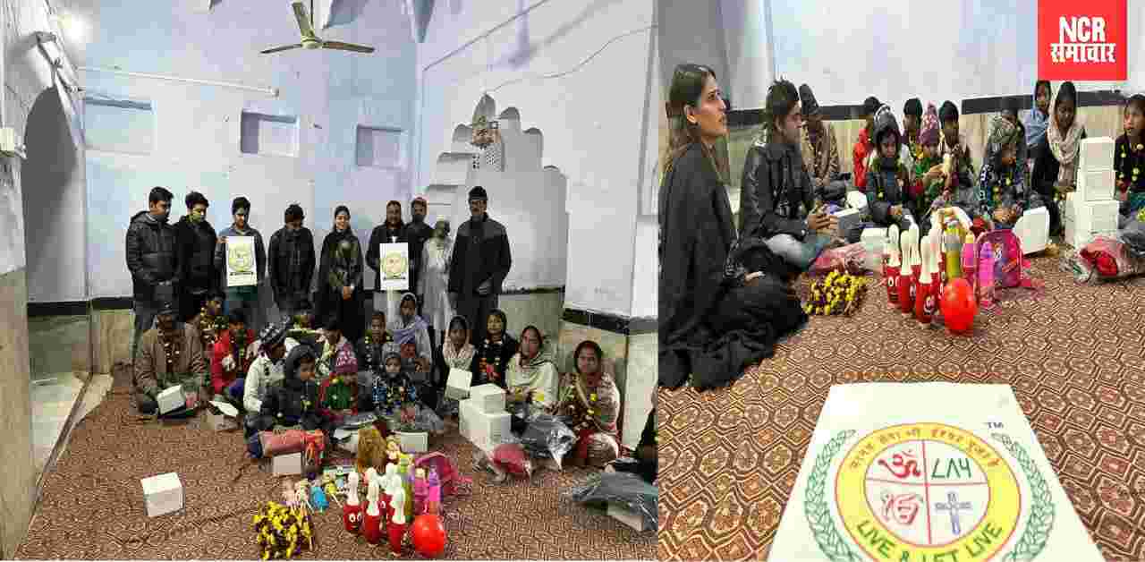 ख्वाजा साहब के उर्स पर यतीम बच्चों में बांटे उपहार