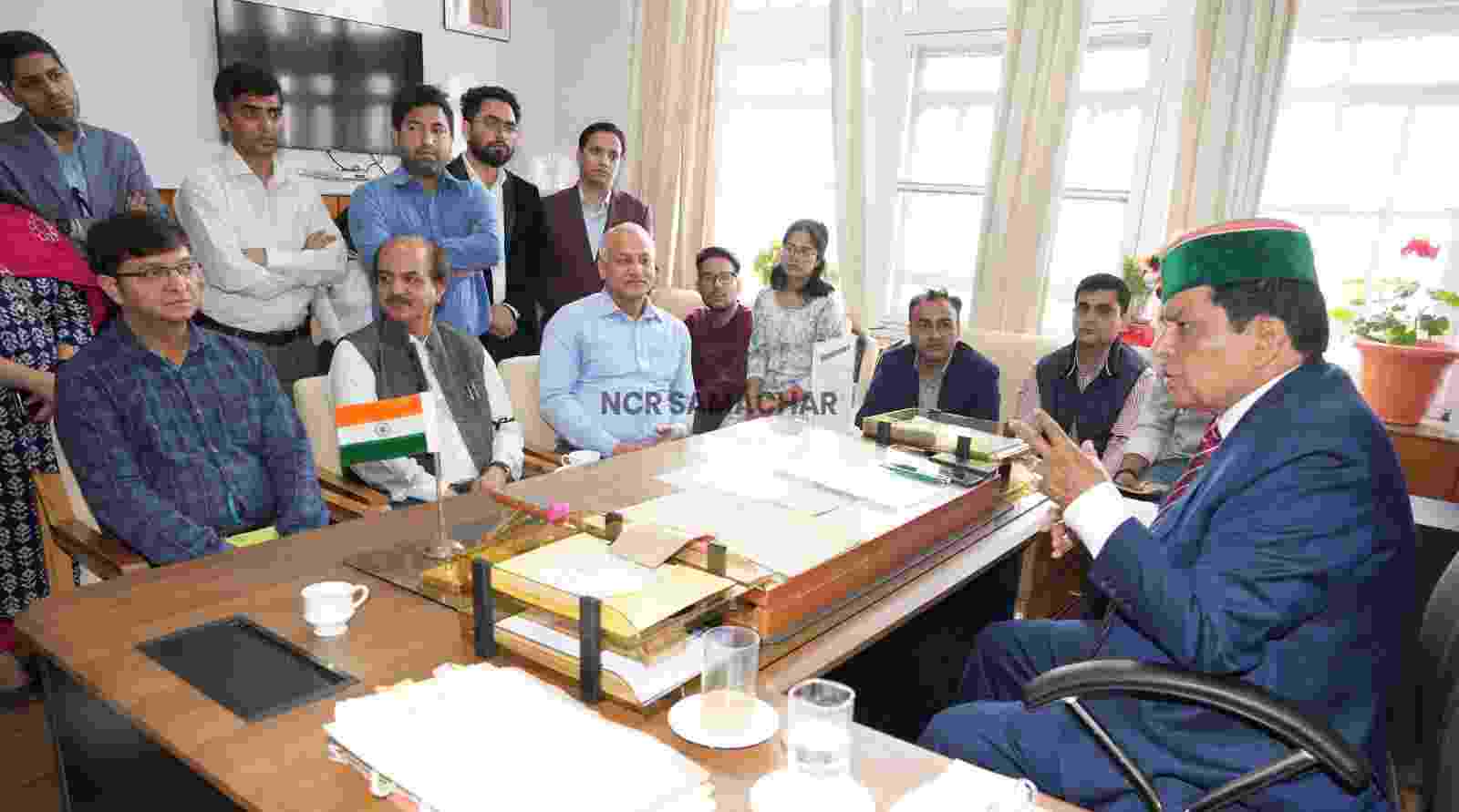 चिकित्सा संघ के पदाधिकारियों ने स्वास्थ्य मंत्री से की भेंट