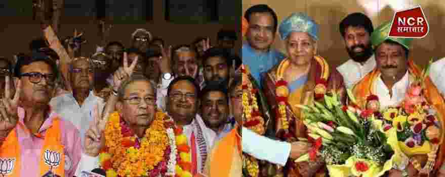 BJP leader Piyush Goyal congratulates leaders on BJP's victo